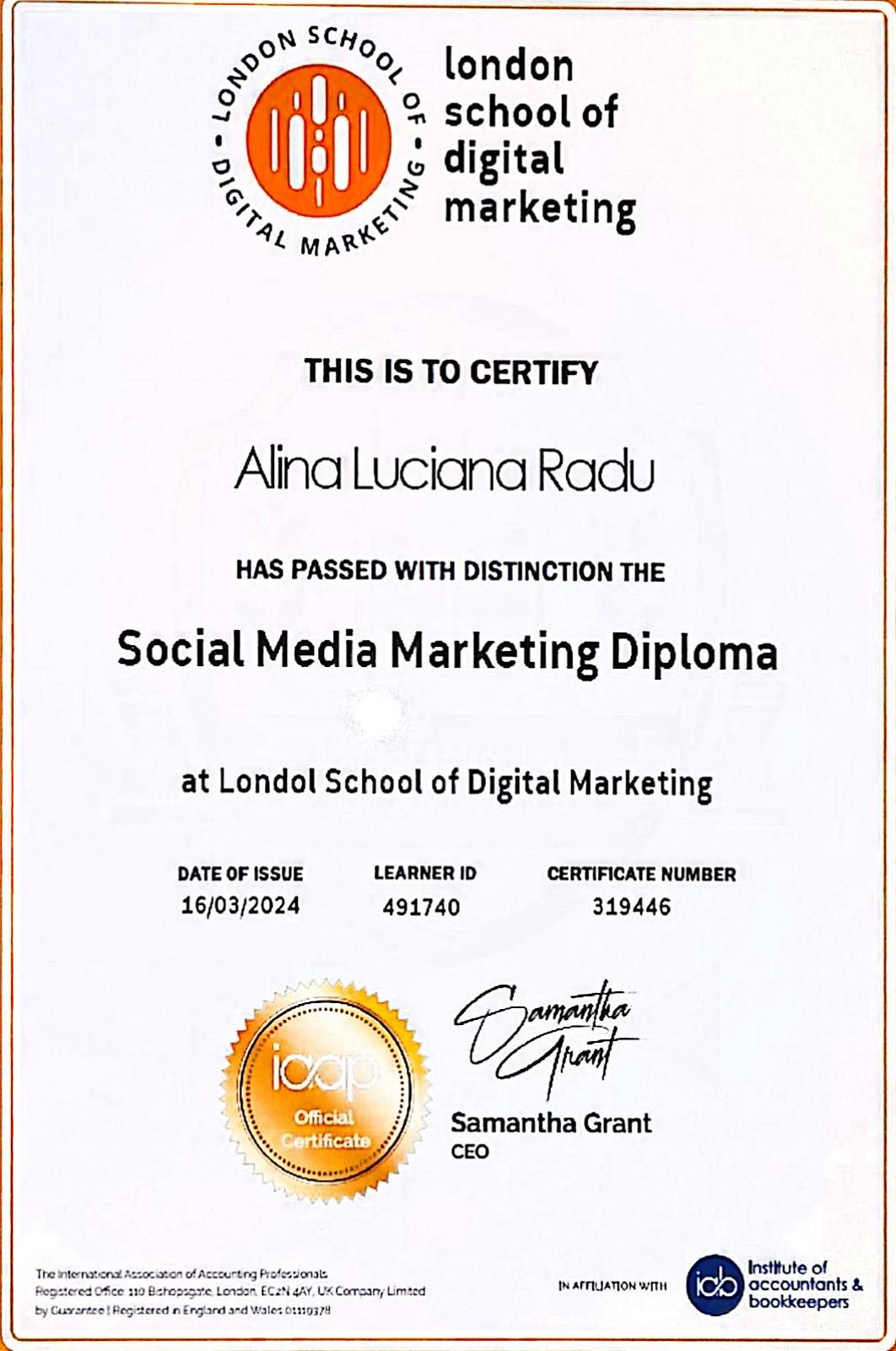 Diploma Social Media Marketing